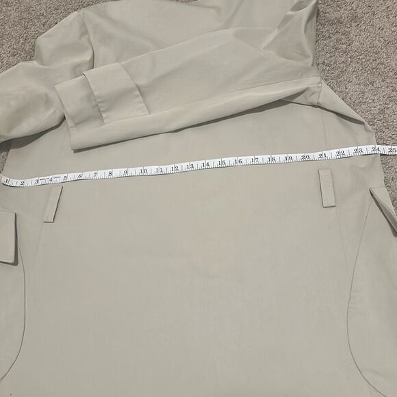 Yves Saint Laurent Women's 34 Cotton Trench Coat Beige Tan Fields Jacket Neutral - Picture 16 of 16